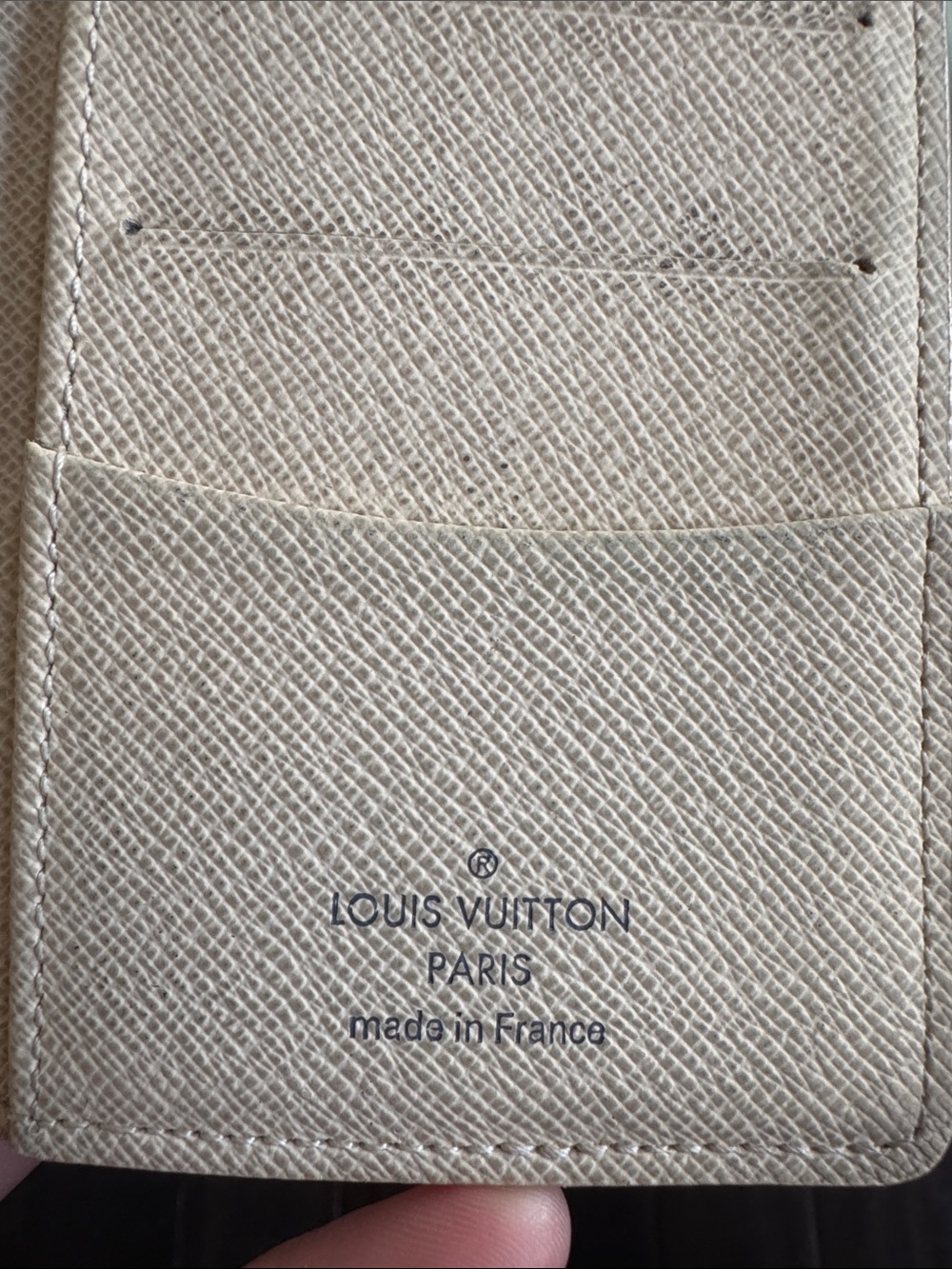 Louis Vuitton Damier Azur Passport Holder Card Wallet - Picture 11 of 12